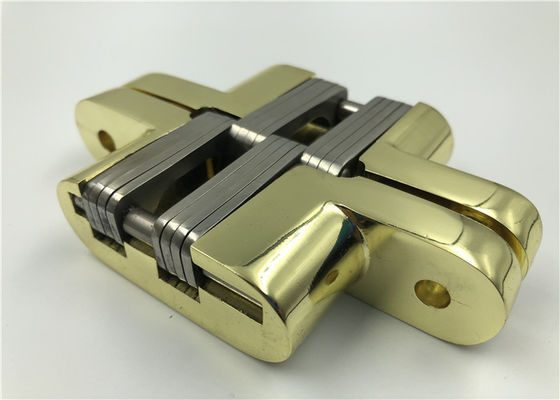 Gold überzogenes verstecktes SOSS lagert, Laden der Zink-Legierung verborgenes Tor-Scharnier-25kg schwenkbar